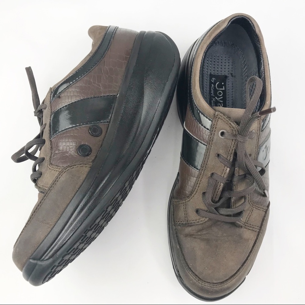 Joya by Karl Miller Brown Exercise Shoes, 8.5 39